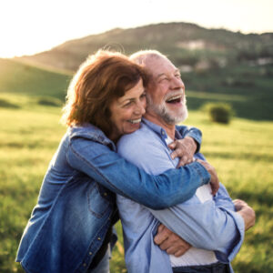 Happy Couple Outdoors